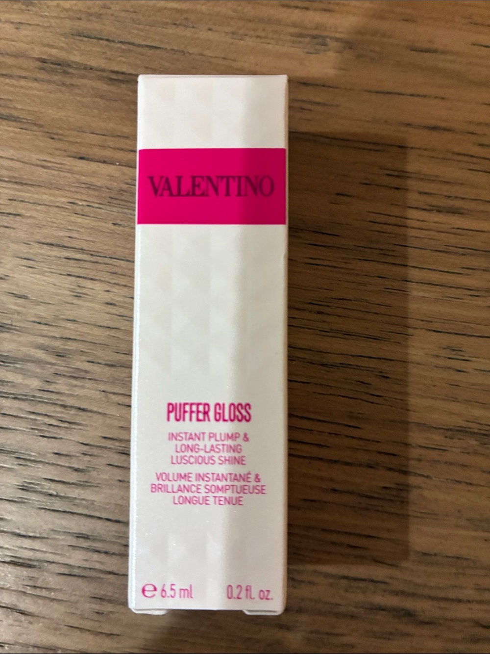 Valentino Puffer Gloss Lip Gloss - Hot Pink